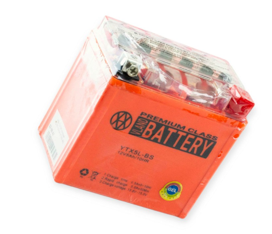 акб 12V5A (113x70x107) Aktiv гель оранжевый VLAND