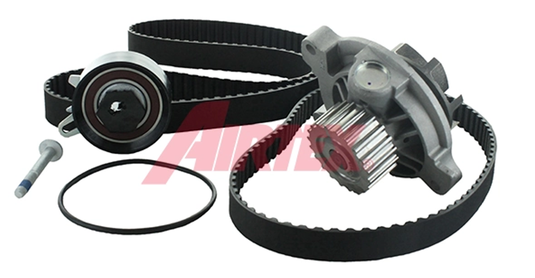ремкомплект ГРМ (ремень+ролики+помпа) VW T4 2.4D (90-03), 55/57kw, AJA, AAB (AIRTEX)