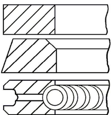 Комплект кілець на поршень