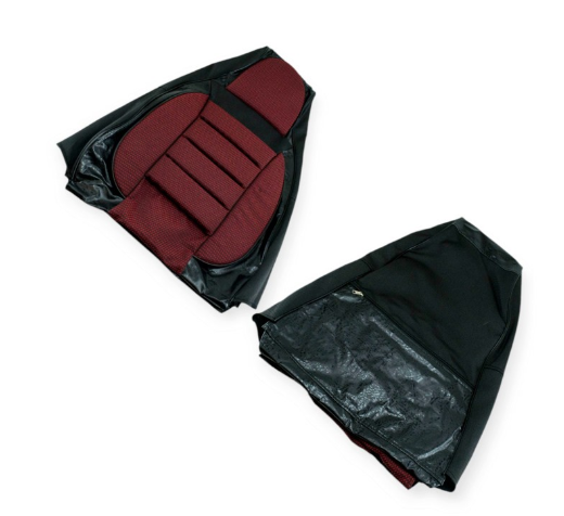 чехлы салона ВАЗ 2108-21099, 2113-2115 "пилот" красные  комбинированные