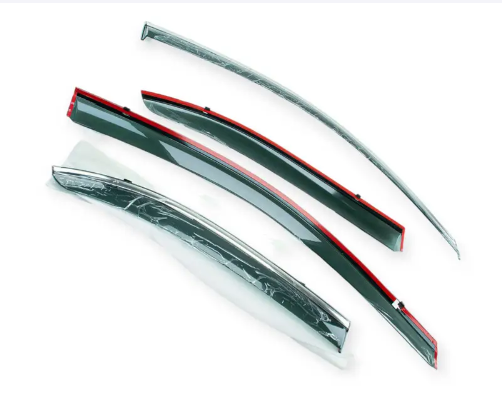 ветровик Honda Accord  8 сед 2008-2015 (скотч) TopVisor  c хром молдингом