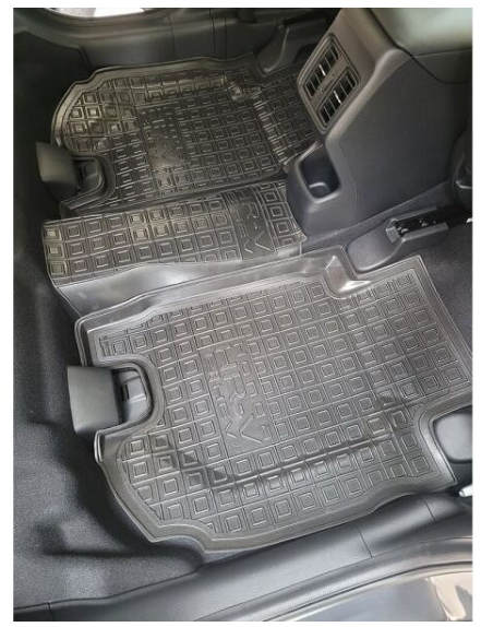 коврики салона Honda НR-V E-HEV 2022-> MOD борт 2,5см, с перемычкой 12068 - зображення 2