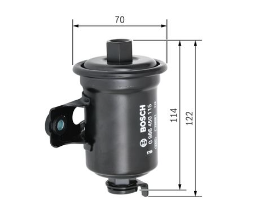 Фільтр паливний 0 986 450 115 - зображення 4