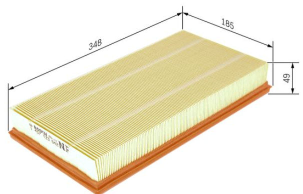 Фільтр повітряний 1 457 433 642 - зображення 5