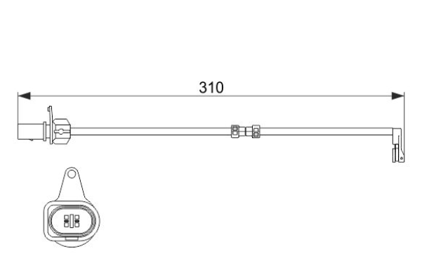 Датчик износа тормозных колодок