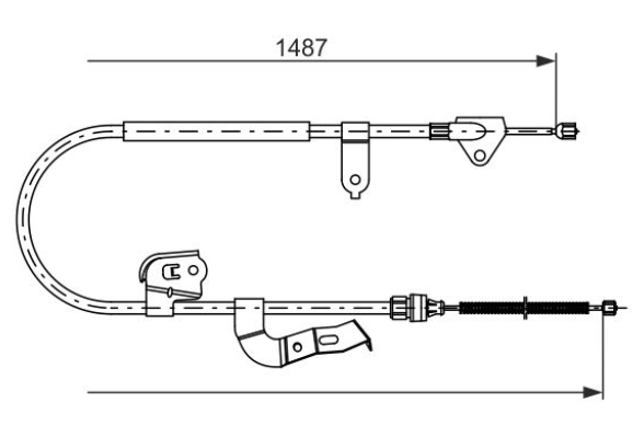 Трос ручного гальма 1987477952 - зображення 5