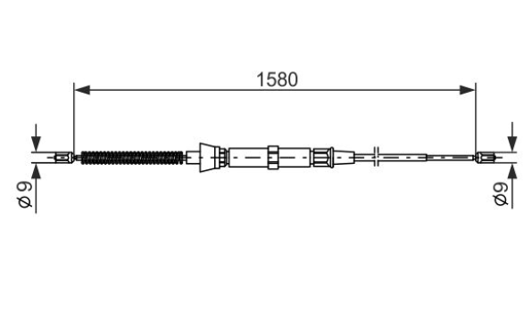 Трос ручного тормоза