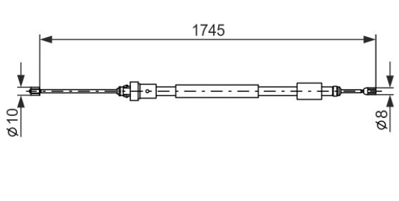 Трос ручного гальма 1987477576 - зображення 5
