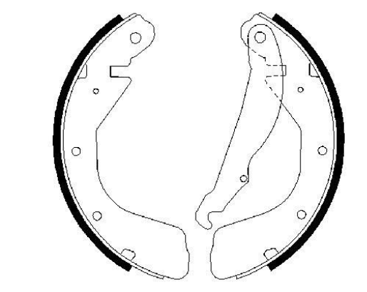 Колодки гальмівні барабанні 0986487264 - зображення 5