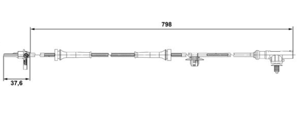 Датчик ABS 0265007687 - зображення 5