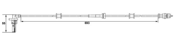 Датчик ABS 0265007534 - зображення 5