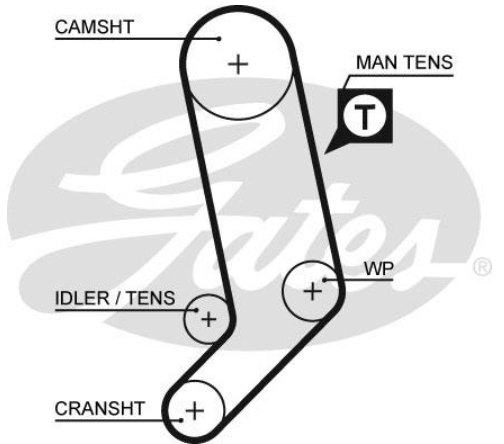 Водяний насос + комплект зубчатого ременя KP45323XS - зображення 2