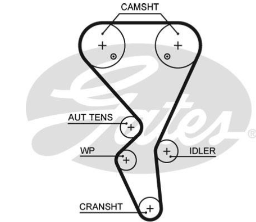 Водяний насос + комплект зубчатого ременя KP25581XS - зображення 3
