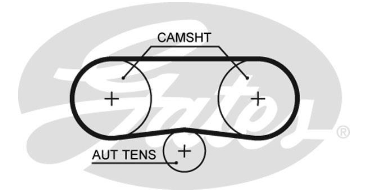 Комплект ременя ГРМ K035565XS - зображення 2