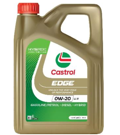 Моторна олива CASTROL EDGE LL IV / 0W20 / 4л. / 15F612 - зображення 1