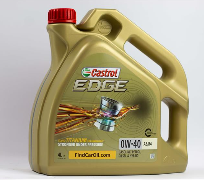 Моторна олива CASTROL EDGE / 0W40 / 4л. / (ACEA A3/B4 )