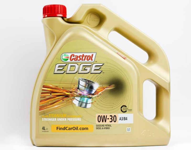Моторна олива CASTROL EDGE  A3/B4 / 0W30 / 4л. /
