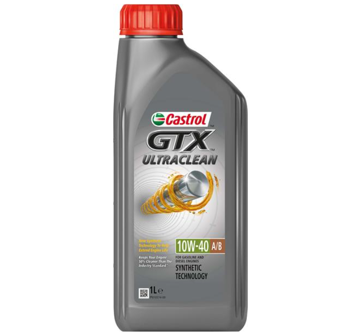 Моторна олива CASTROL GTX ULTRACLEAN / 10W40 / 1л. /( ACEA A3/B4 )