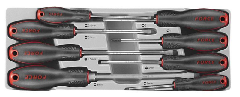 Набір викруток SL шліцеві +PНкрест,) 8 од.