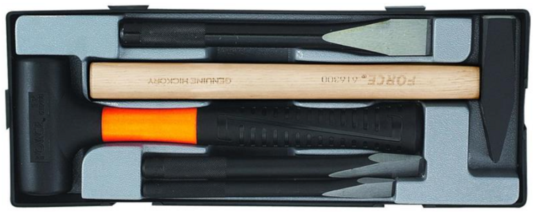 Набір зубил та молотків 5 пр