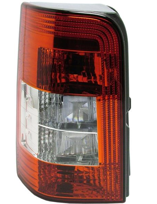 фонарь задний лев., без патрона (1-дв.) прозрачный 05-