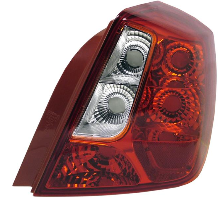 фонарь задний прав. без патр. 1,6 Lacetti квадратн. [DEPO]