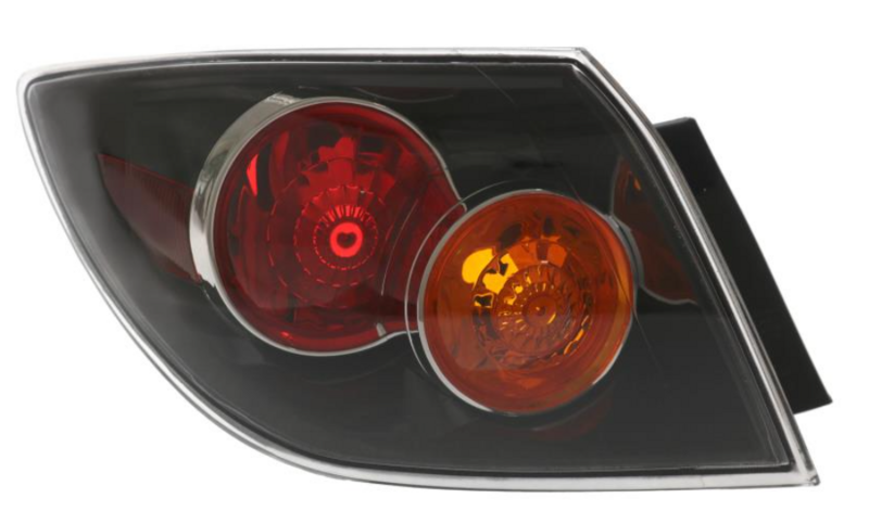 ліхтарь задний лів. без патрона зовнішній (черний) H/B