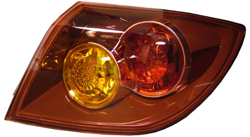 ліхтарь задний прав. без патрона зовнішній (червоний) H/B