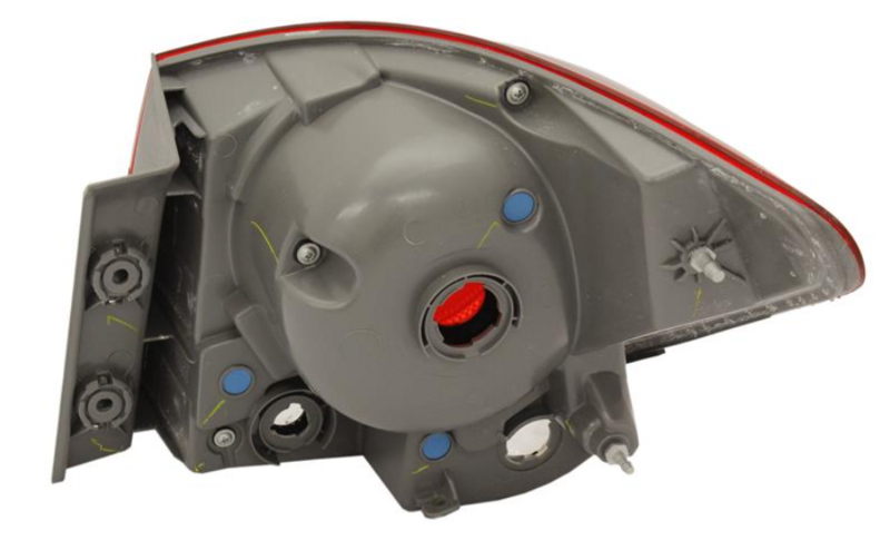 ліхтарь задний зовн.лівий, без патрона, 4-дв. 235-1908L-UE - зображення 2