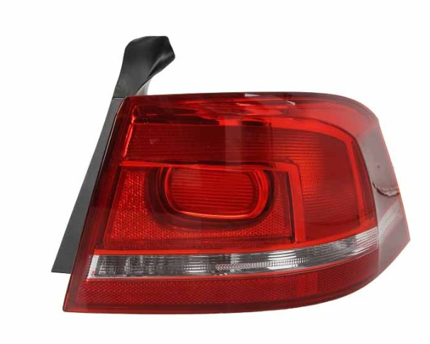 VW PASSAT 11/10- Пра.зад.внеш.,  - патрон SED [прозрач/червоний]