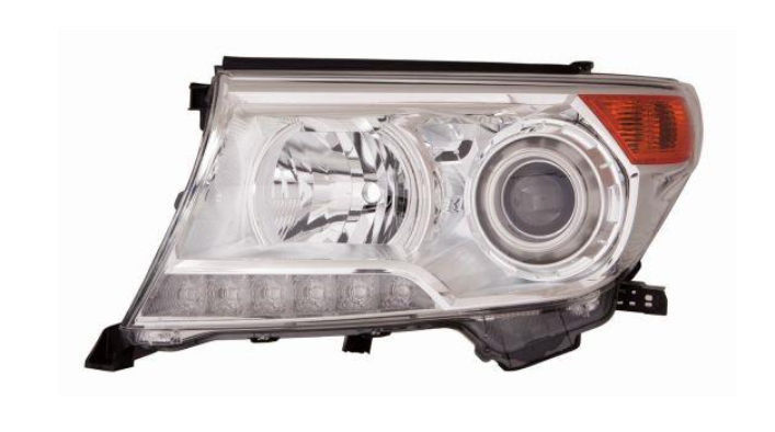 TY Land Cruiser 200 12- Фара перед.лів.-мотор  D4S/HB3/W21W/LED