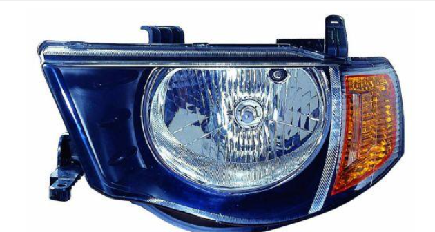 MB L-200 05-15 Фара перед.лів.мех. H4/P21W/W5W