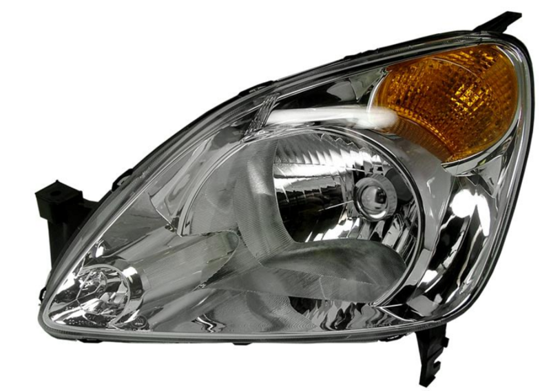 Фара ліва  H4 с жовтим показником повор., елек. рег., -04 [DEPO]