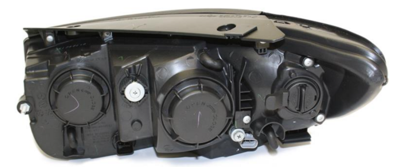 Фара прав. H7/H7 з повротн., черна рамка [DEPO] 221-1144R-LDEM2 - зображення 2