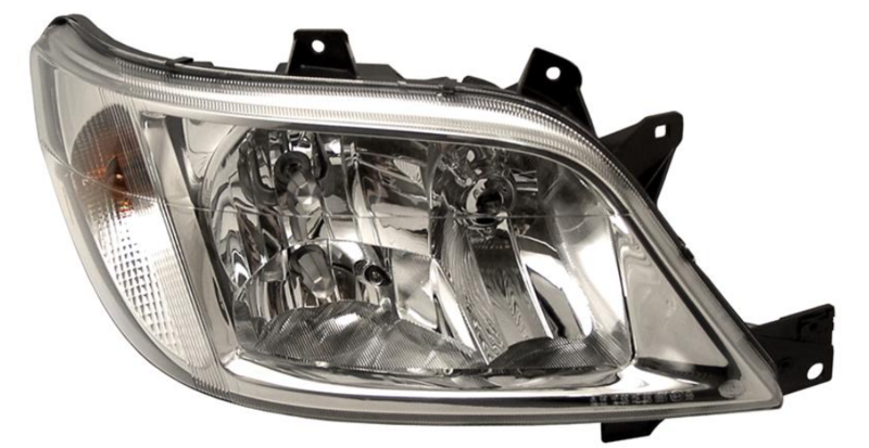 Фара прав. + противотуманка H7/H3/H7 9/02-  [DEPO]