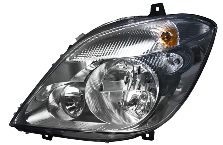 Фара ліва H7/H7 з поворотн.елек.рег.  [DEPO]