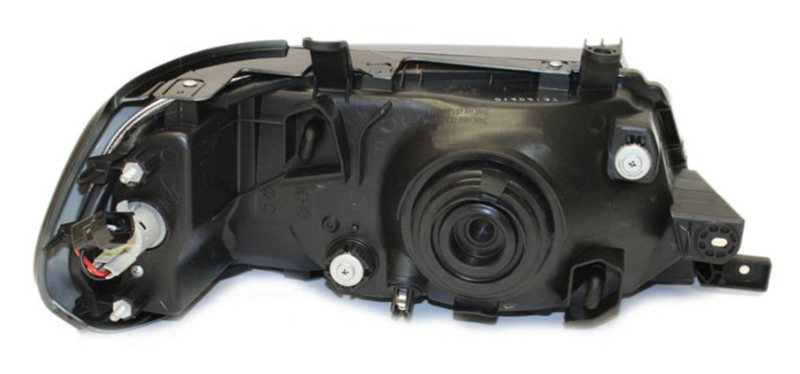 Фара ліва H4 с Показник поворота мех/авт.рег.,(черна рамка) SPORT 06- [DEPO] 114-1121L-LDEM2 - зображення 2