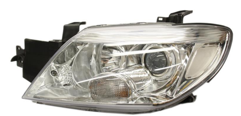 Фара ліва HB3/H1 хром. рамка мех.рег. 05- [DEPO]