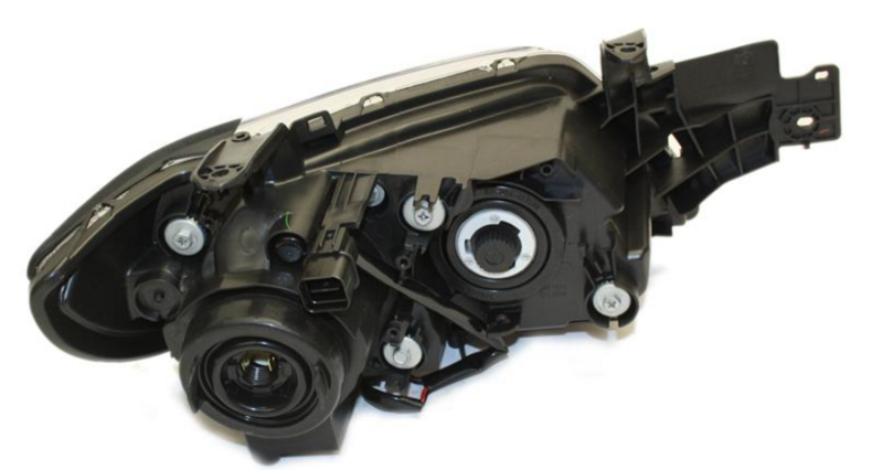 Фара ліва HB3/H1 хром. рамка мех.рег. 05- [DEPO] 214-1179L-LD-E1 - зображення 2