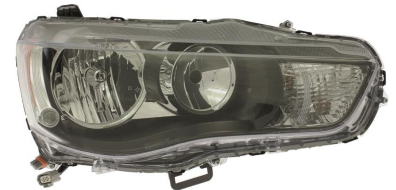 Фара права HB4/HB3, автом. рег., черн., рамка 9/09- [DEPO]