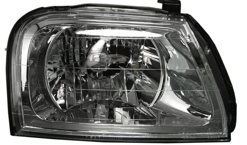 Фара права  H4, мех.рег. [DEPO]