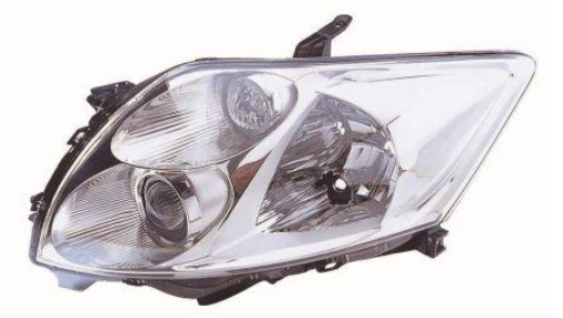 TO AURIS Фара перед. лів. H11/HB3, авт.регул., typ VALEO -10 [DEPO]