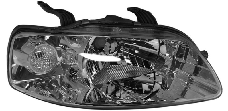 Фара права  H4 с показником повор., елек. рег., (Aveo 1/03-10/05) [DEPO]