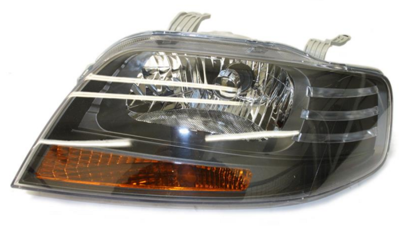 CTAVE 04- Фара ліва H4 з поворотом елек.рег.темна рамка с моторч. 5-дв. 05- [DEPO]