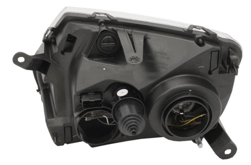 Фара права H7/H1, авт./мех.рег., хром.рамка [DEPO] 551-1186R-LDEM1 - зображення 2