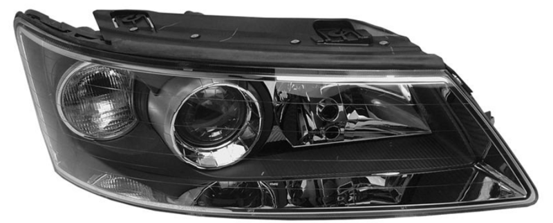 Фара права  H7/H1+поворотник, елек. рег.,. -07 [DEPO]