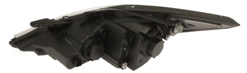 Фара права H7/H7+Показник, автом. рег.с мотором,  хром.рамка, 11- [DEPO] 221-1156R-LDEM1 - зображення 2