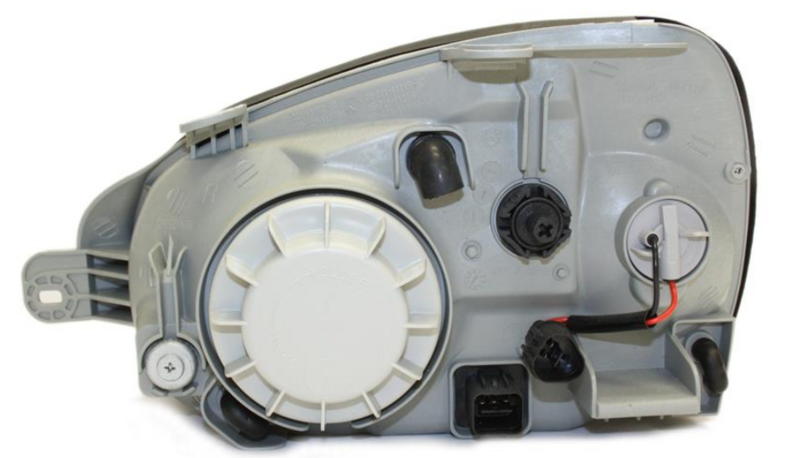 Фара права  H4, сера рамка, мех./елек. рег. [DEPO] 221-1139R-LDEMD - зображення 2