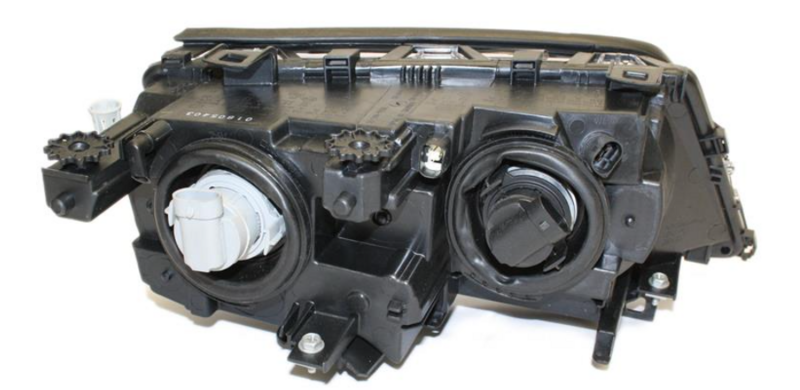 Фара лів. H7/H7 SED/TOURING черна рамка 10/01- [DEPO] 444-1128L-LDEM2 - зображення 2