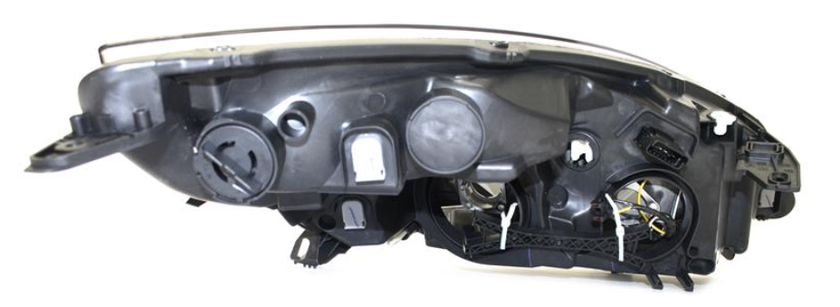 Фара ліва H7/H7, автом. рег., черна рамка, [DEPO] 551-1177L-LDEM2 - зображення 2